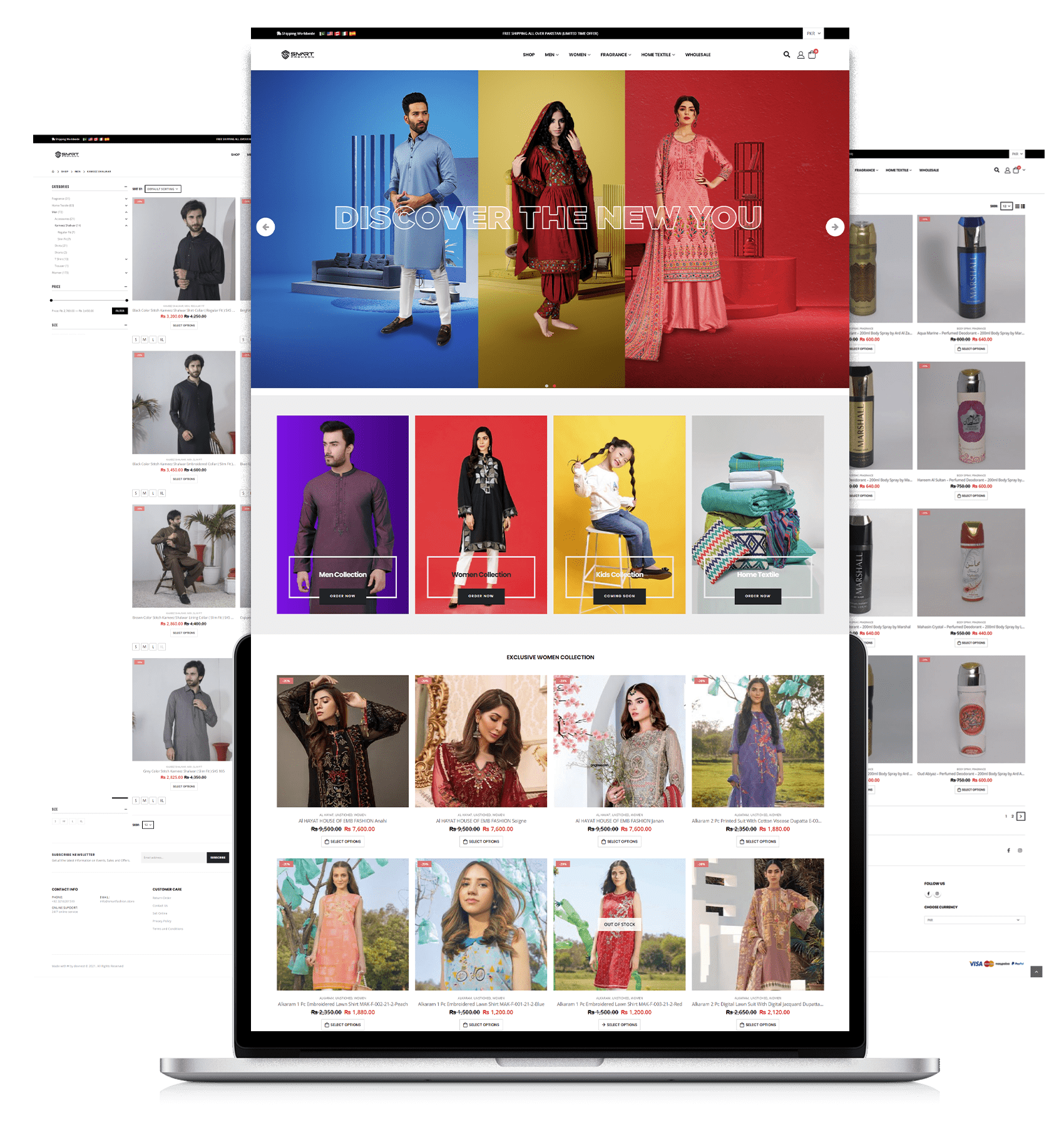 Smart Fashion Website